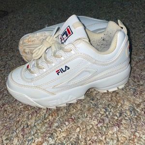 Kids size 2 FILA sneakers